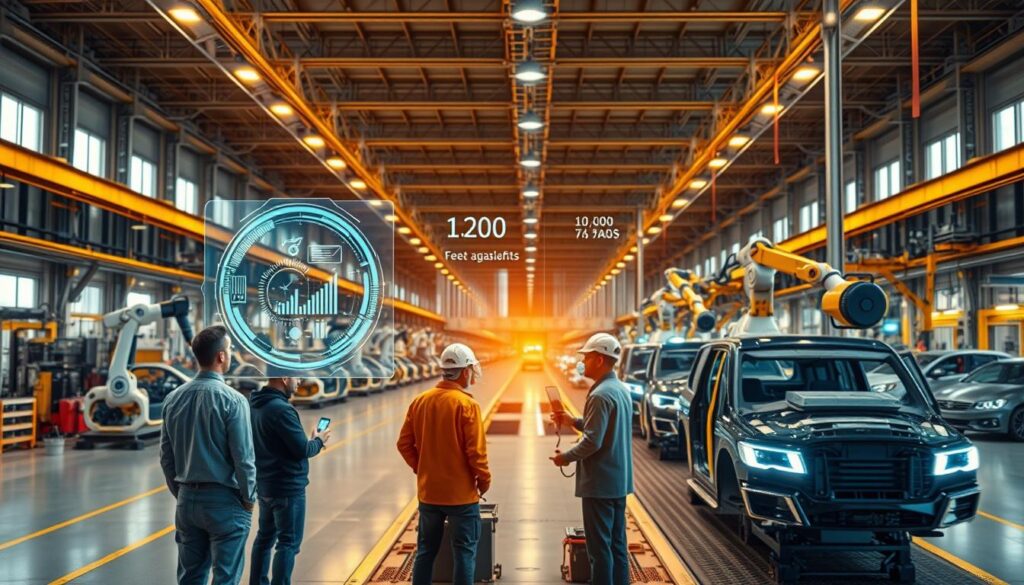Aumento de eficiência na produção com IA