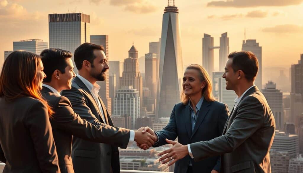 Networking e parcerias estratégicas