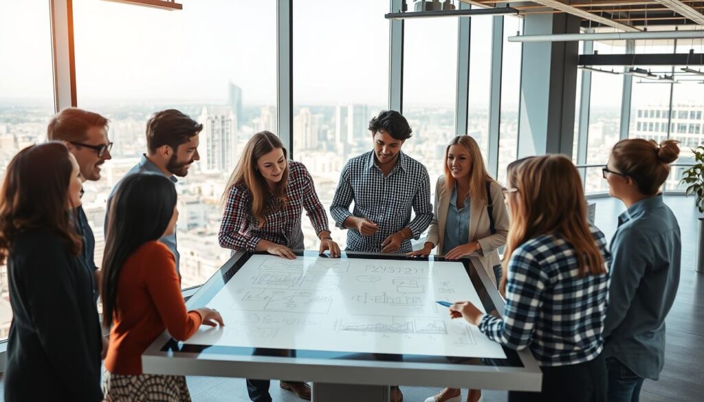 benefícios da colaboração na gestão horizontal