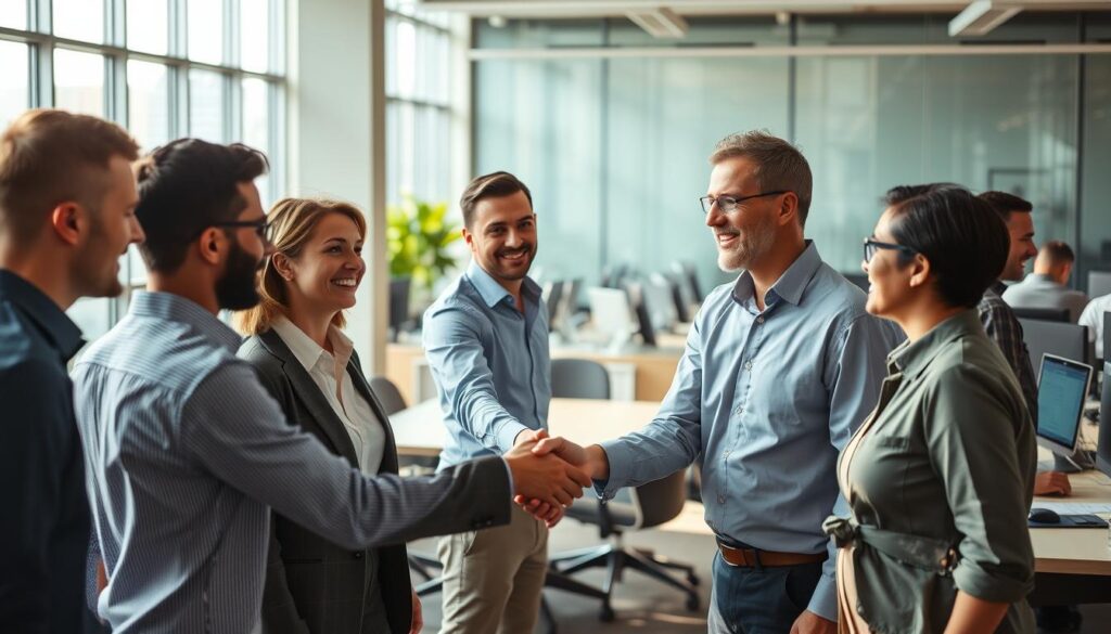 colaboração entre empresas