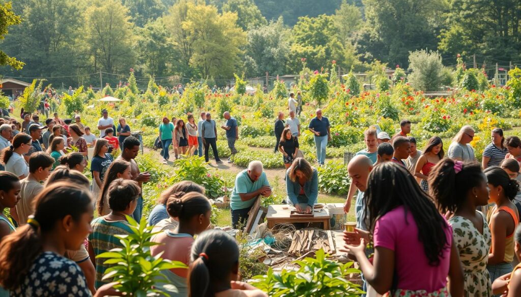 envolvimento comunitário e restauração