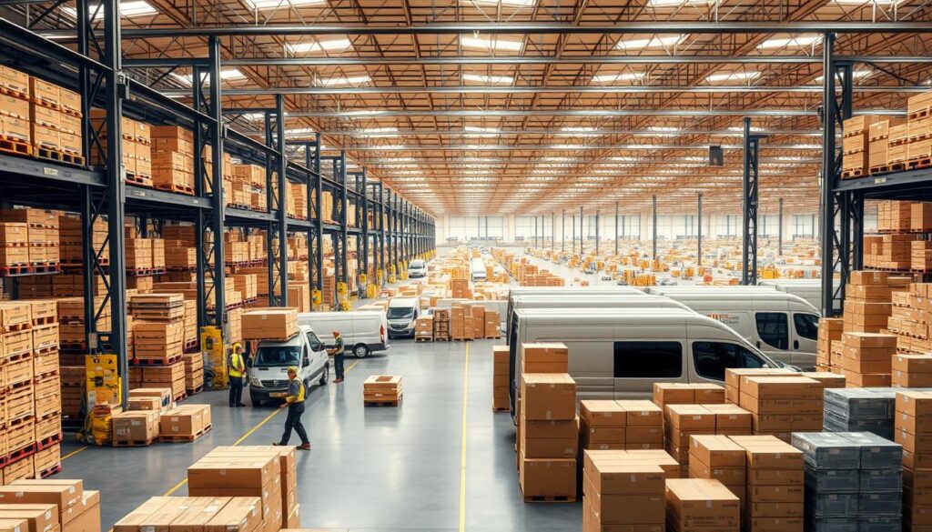 logística eficiente na distribuição B2C