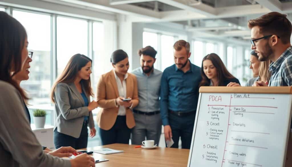papel da equipe no Ciclo PDCA