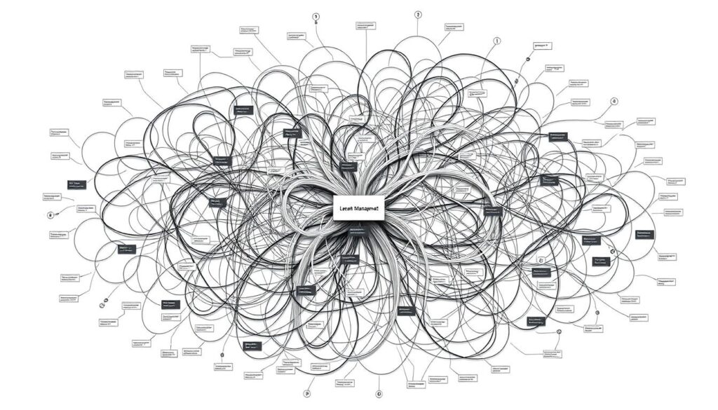 Desenho do Diagrama Espaguete