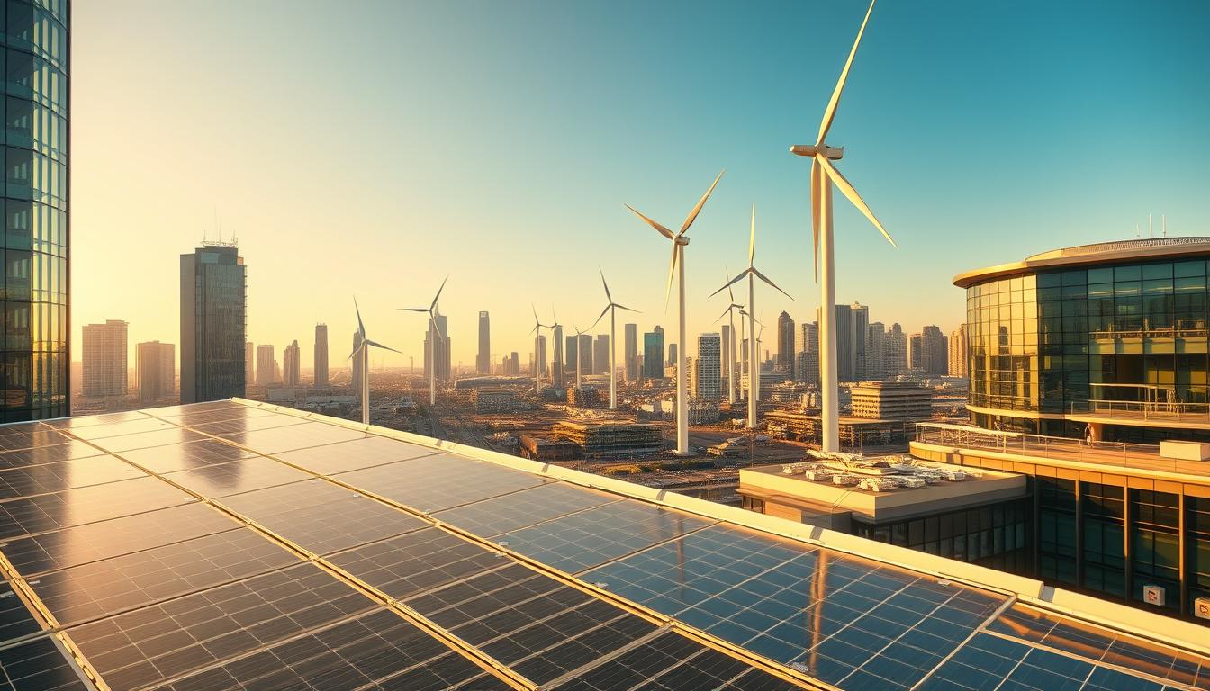 Energia renovável nos negócios