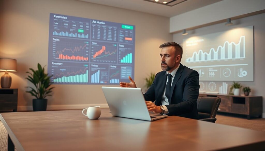 Implementação de IA na gestão financeira