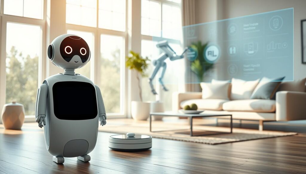 assistentes virtuais e robôs domésticos