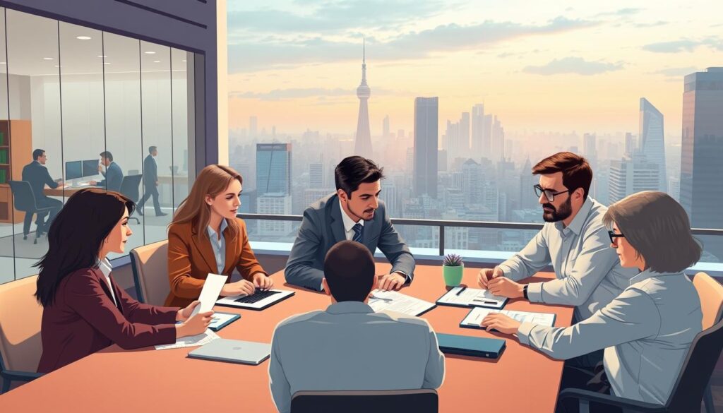 integração entre setores na gestão financeira