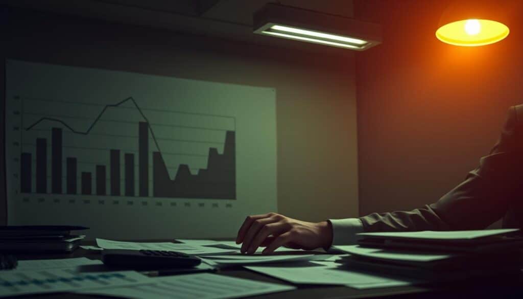 sinais de reestruturação financeira