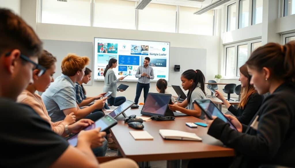 tecnologia educacional em aulas