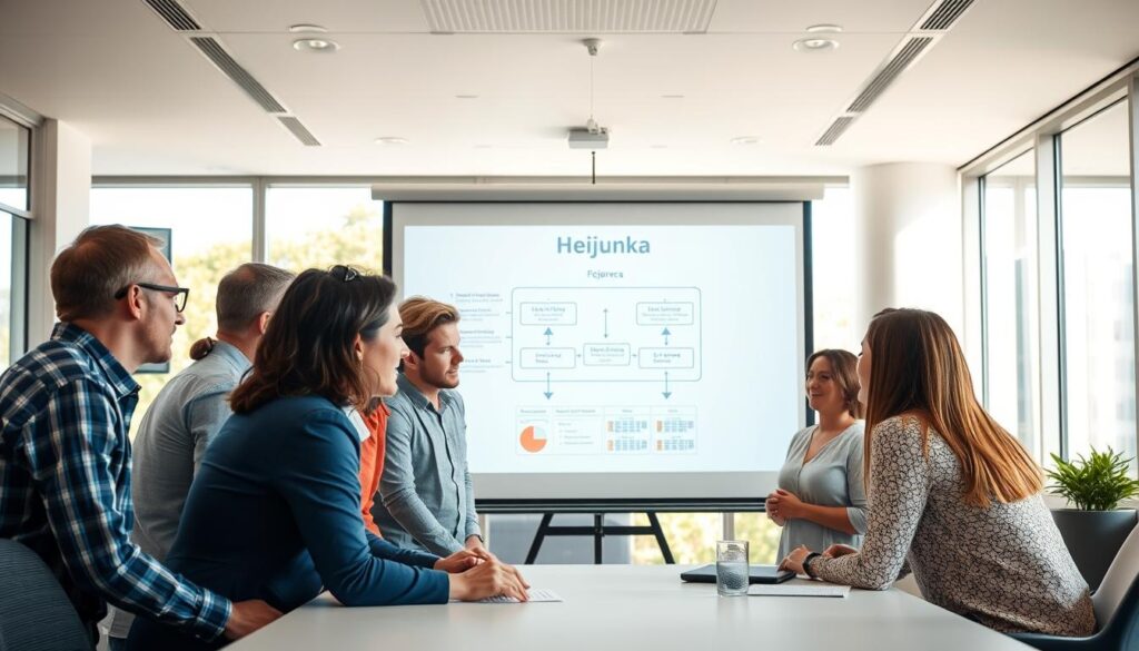 treinamento equipe Heijunka