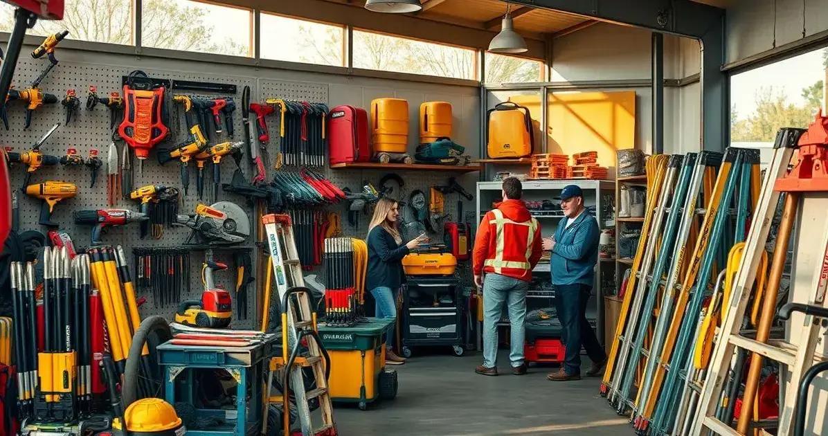 Ferramentas que você pode alugar para a sua obra